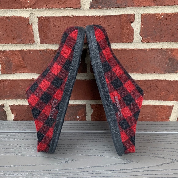 Birkenstock Zermatt Wool Felt Plaid Slipper 37 N - Picture 7 of 11